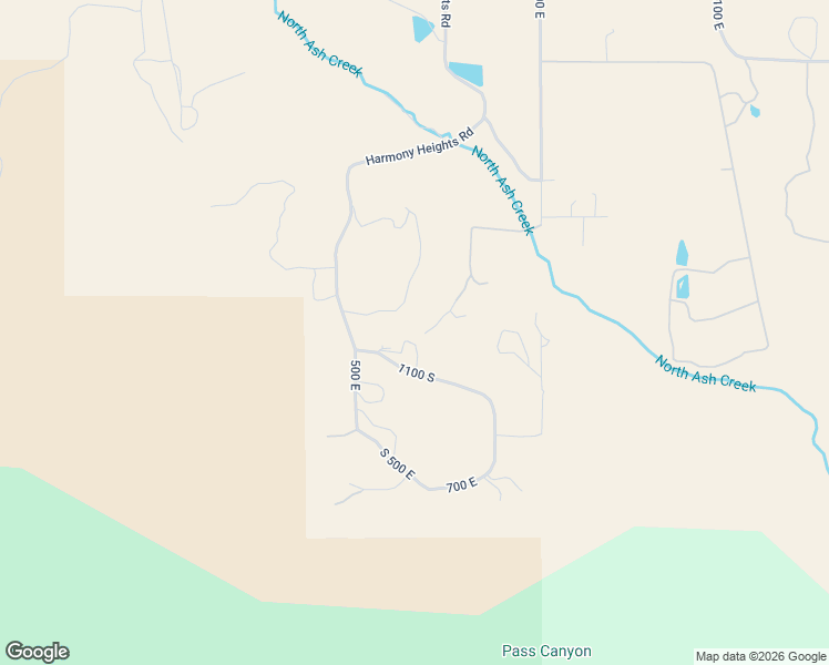 map of restaurants, bars, coffee shops, grocery stores, and more near 1061 South 500 East in New Harmony