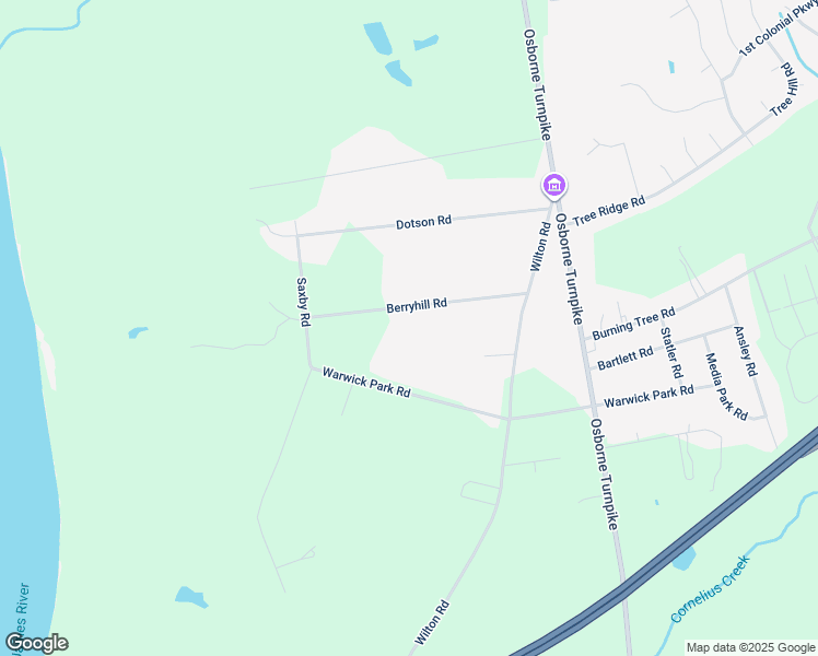 map of restaurants, bars, coffee shops, grocery stores, and more near 1101 Berryhill Road in Richmond