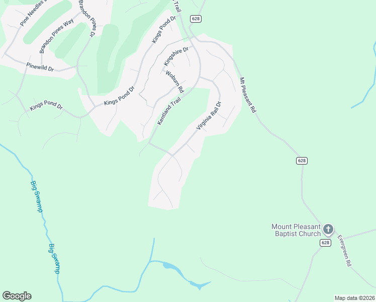 map of restaurants, bars, coffee shops, grocery stores, and more near 10437 Virginia Rail Terrace in Providence Forge
