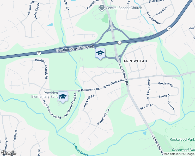 map of restaurants, bars, coffee shops, grocery stores, and more near 10731 Bethany Ridge Road in Rockwood
