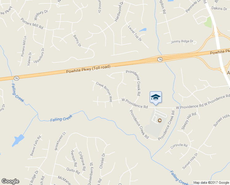 map of restaurants, bars, coffee shops, grocery stores, and more near 1924 Providence Creek Trail in Richmond