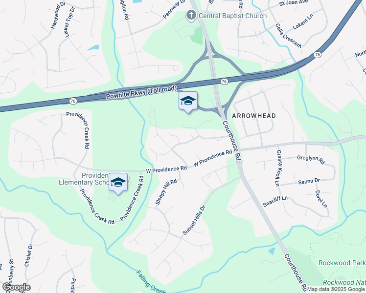 map of restaurants, bars, coffee shops, grocery stores, and more near 10731 Bethany Ridge Road in Rockwood