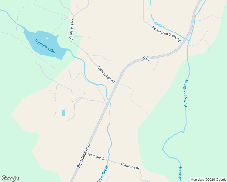 map of restaurants, bars, coffee shops, grocery stores, and more near 8951 Big Island Highway in Bedford