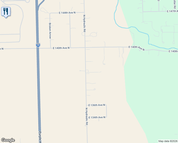 map of restaurants, bars, coffee shops, grocery stores, and more near 1373 North Hydraulic Road in Peck