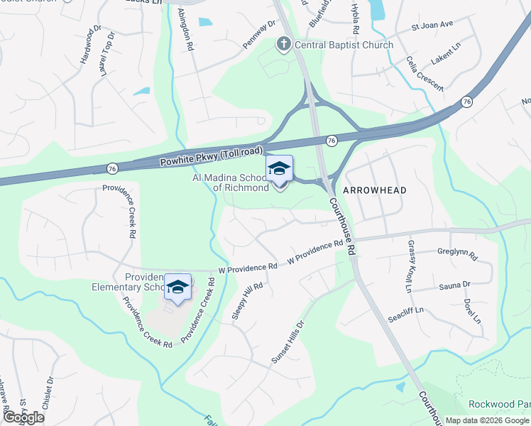 map of restaurants, bars, coffee shops, grocery stores, and more near 10700 Academy Drive in Midlothian