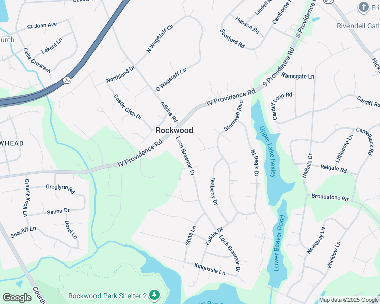 map of restaurants, bars, coffee shops, grocery stores, and more near 2133 Loch Braemar Drive in Richmond
