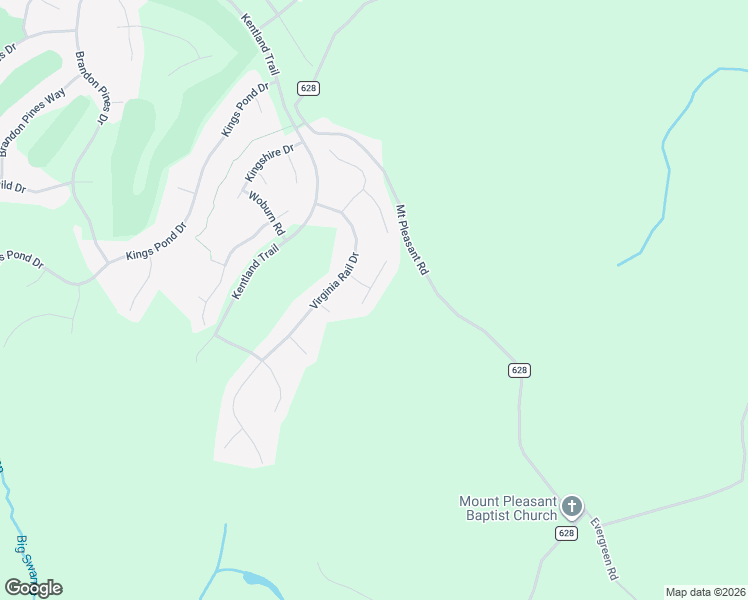map of restaurants, bars, coffee shops, grocery stores, and more near 11720 Pocahontas Trail in Providence Forge