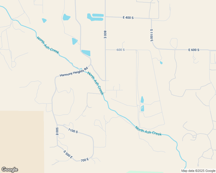 map of restaurants, bars, coffee shops, grocery stores, and more near 846 South 800 East in New Harmony