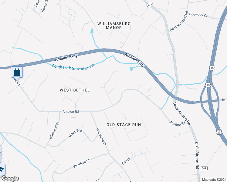 map of restaurants, bars, coffee shops, grocery stores, and more near 709 Amelon Road in Madison Heights