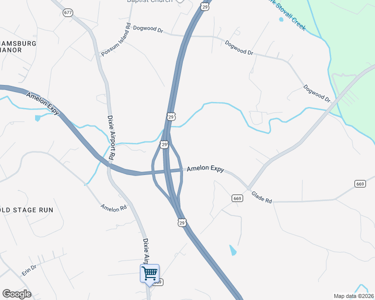 map of restaurants, bars, coffee shops, grocery stores, and more near Virginia 130 in Madison Heights