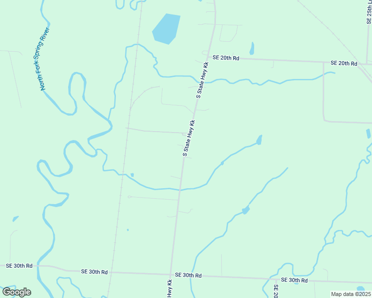 map of restaurants, bars, coffee shops, grocery stores, and more near South State Highway Kk in Lamar