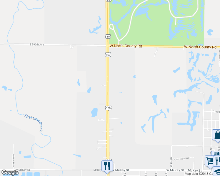 map of restaurants, bars, coffee shops, grocery stores, and more near 1044 U.S. 69 in Frontenac