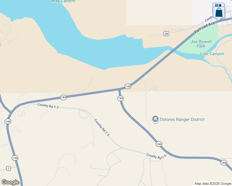 map of restaurants, bars, coffee shops, grocery stores, and more near in Dolores