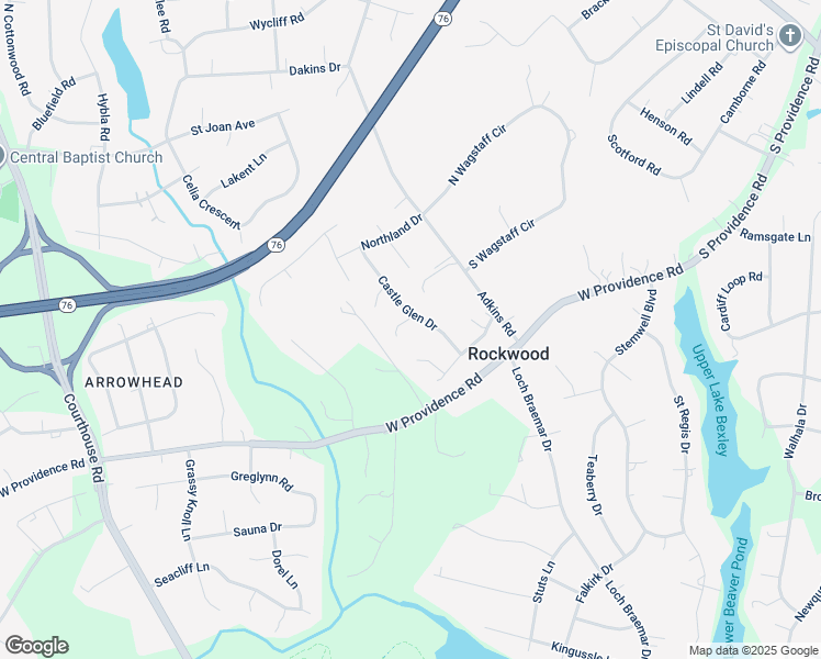 map of restaurants, bars, coffee shops, grocery stores, and more near 10107 Woodvale Court in Richmond