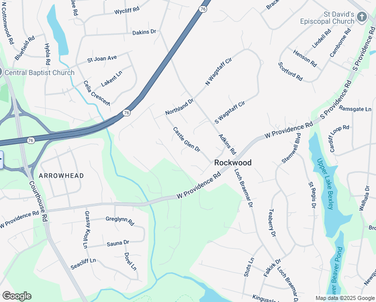 map of restaurants, bars, coffee shops, grocery stores, and more near 10107 Woodvale Court in Richmond