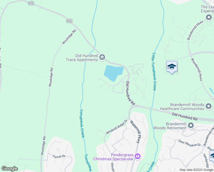map of restaurants, bars, coffee shops, grocery stores, and more near 1706 Stonemill Lake Terrace in Midlothian