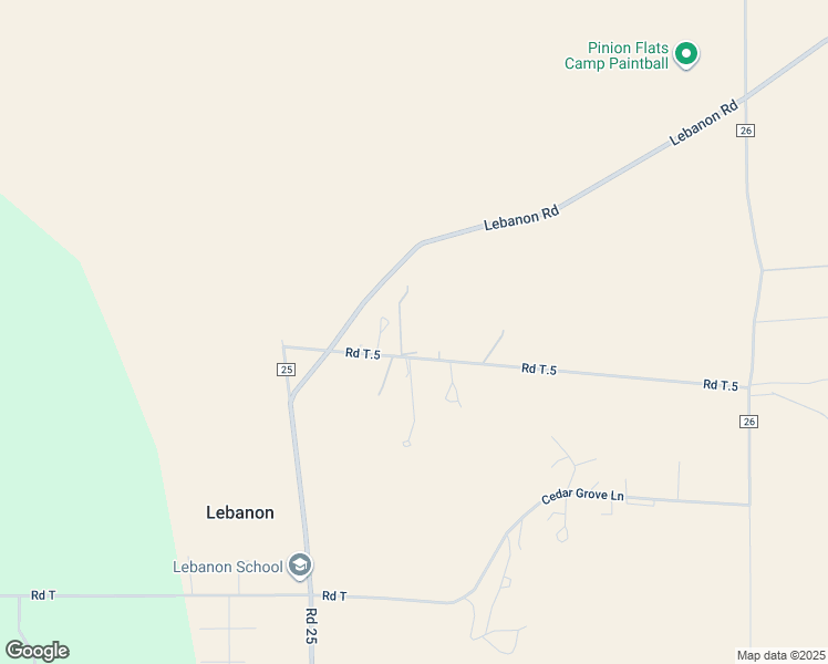 map of restaurants, bars, coffee shops, grocery stores, and more near 25265 Road T.5 in Dolores