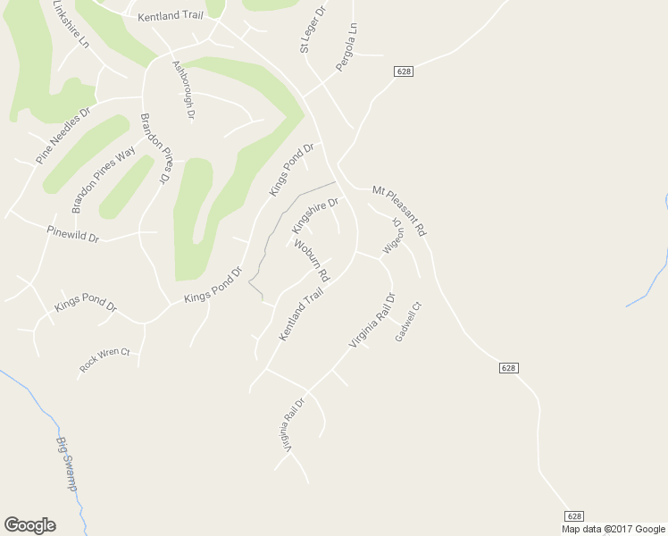 map of restaurants, bars, coffee shops, grocery stores, and more near 11675 Winding River Road in Providence Forge