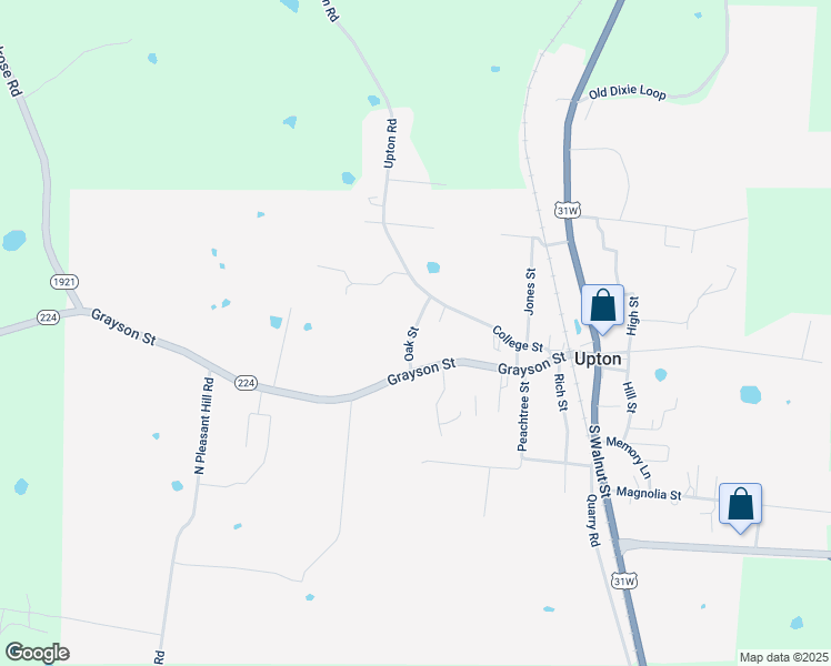 map of restaurants, bars, coffee shops, grocery stores, and more near 100-198 Oak Street in Upton
