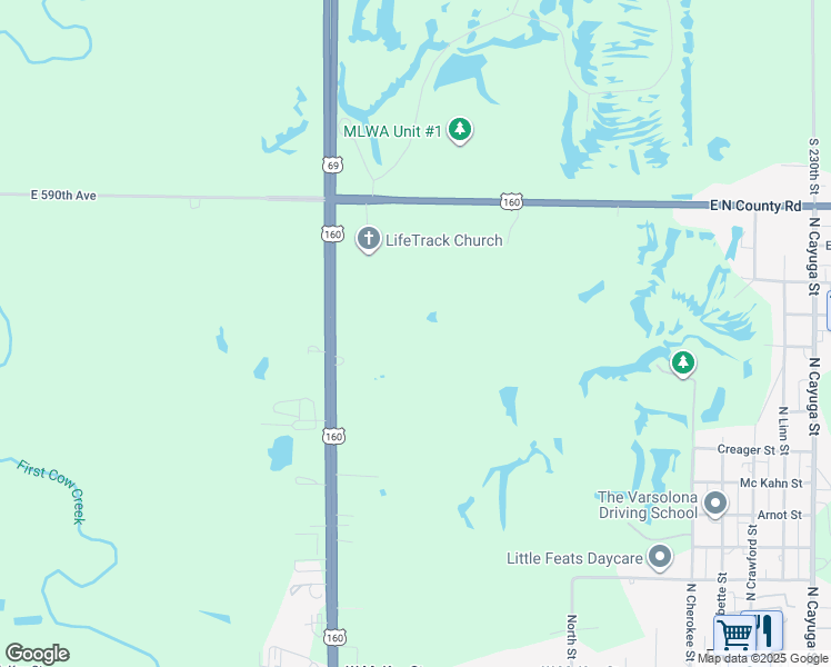 map of restaurants, bars, coffee shops, grocery stores, and more near in Frontenac