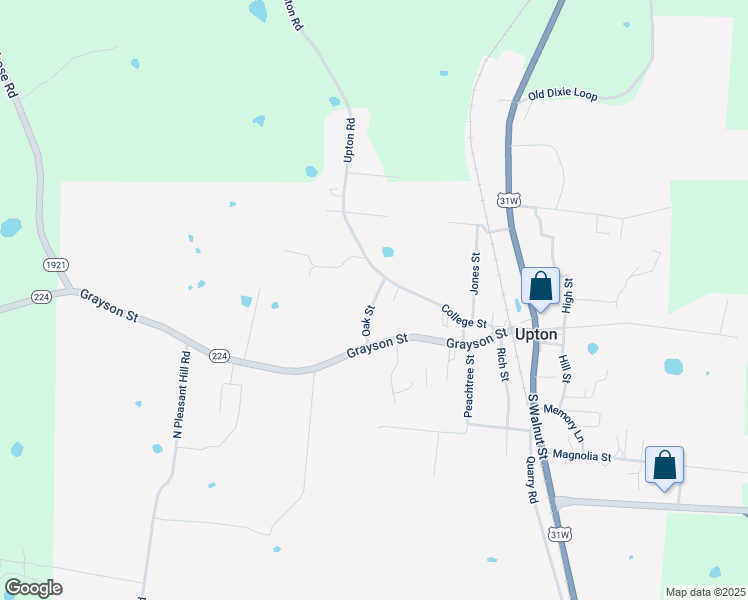 map of restaurants, bars, coffee shops, grocery stores, and more near 100-198 Oak Street in Upton