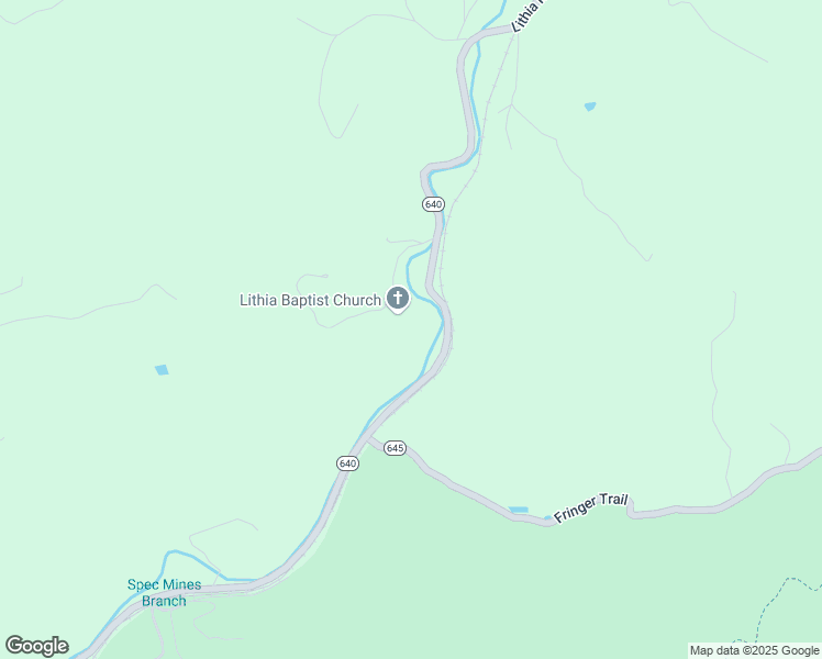 map of restaurants, bars, coffee shops, grocery stores, and more near 1919-1979 Lithia Road in Buchanan