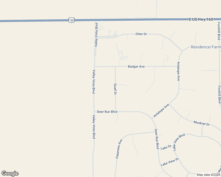 map of restaurants, bars, coffee shops, grocery stores, and more near 7549-7553 Quail Dr in Alamosa