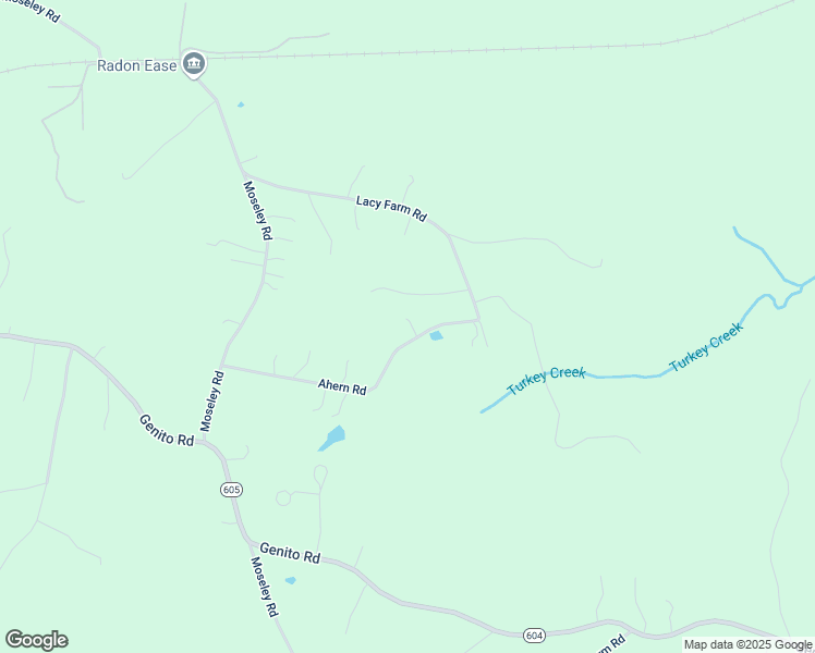 map of restaurants, bars, coffee shops, grocery stores, and more near 19600 Ahern Road in Moseley