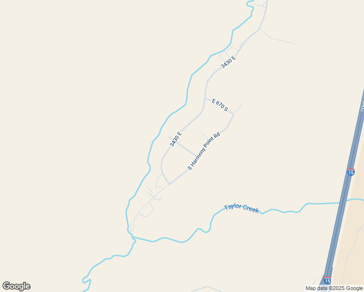 map of restaurants, bars, coffee shops, grocery stores, and more near 401 South 3430 East in New Harmony