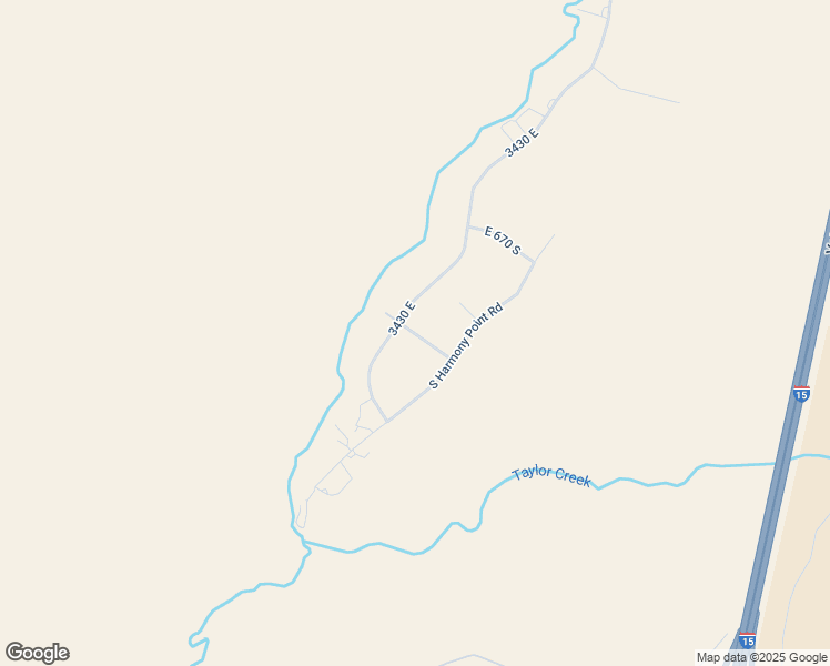 map of restaurants, bars, coffee shops, grocery stores, and more near 401 South 3430 East in New Harmony