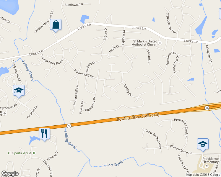 map of restaurants, bars, coffee shops, grocery stores, and more near 11801 Westbury Bluff Drive in Midlothian