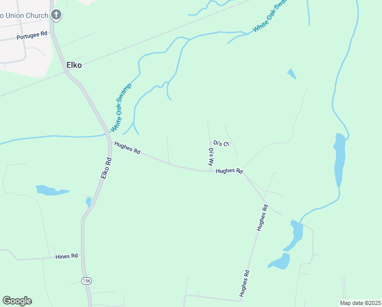 map of restaurants, bars, coffee shops, grocery stores, and more near 7050 Hughes Road in Sandston