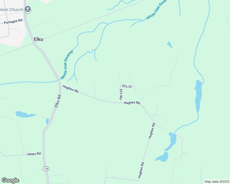 map of restaurants, bars, coffee shops, grocery stores, and more near 7050 Hughes Road in Sandston