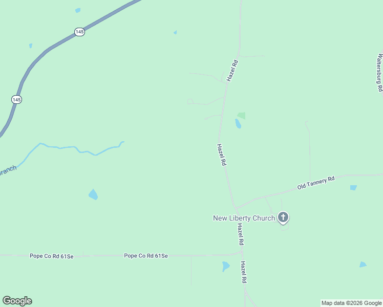 map of restaurants, bars, coffee shops, grocery stores, and more near Hazel Road in Eddyville