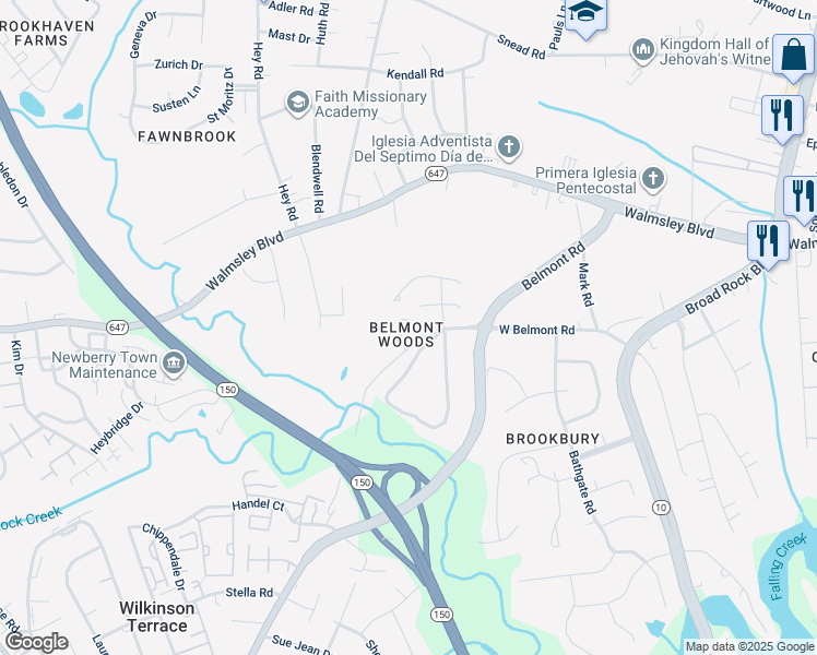 map of restaurants, bars, coffee shops, grocery stores, and more near in Richmond