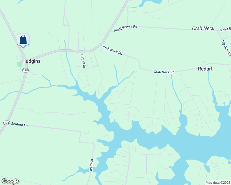 map of restaurants, bars, coffee shops, grocery stores, and more near 83 Pinetta Drive in Hudgins