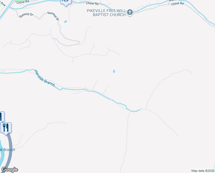 map of restaurants, bars, coffee shops, grocery stores, and more near 199 Stone Dr in Pikeville