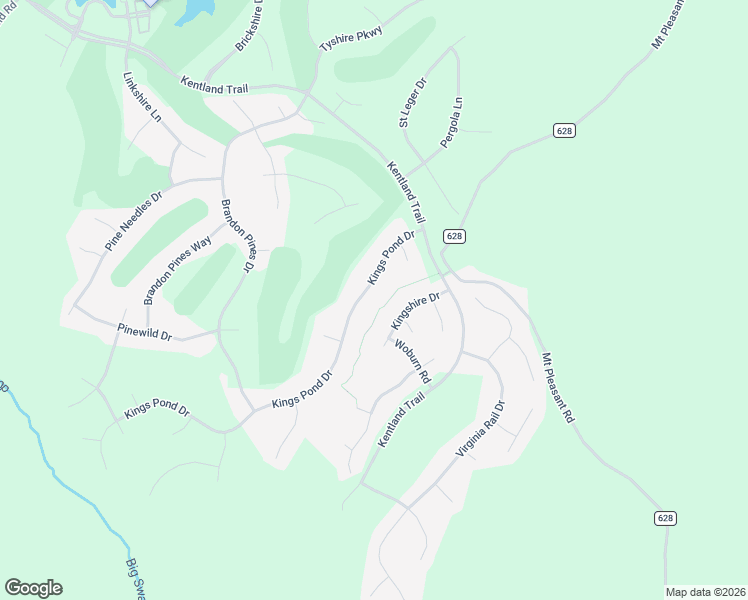 map of restaurants, bars, coffee shops, grocery stores, and more near 11637 Kings Pond Drive in Providence Forge