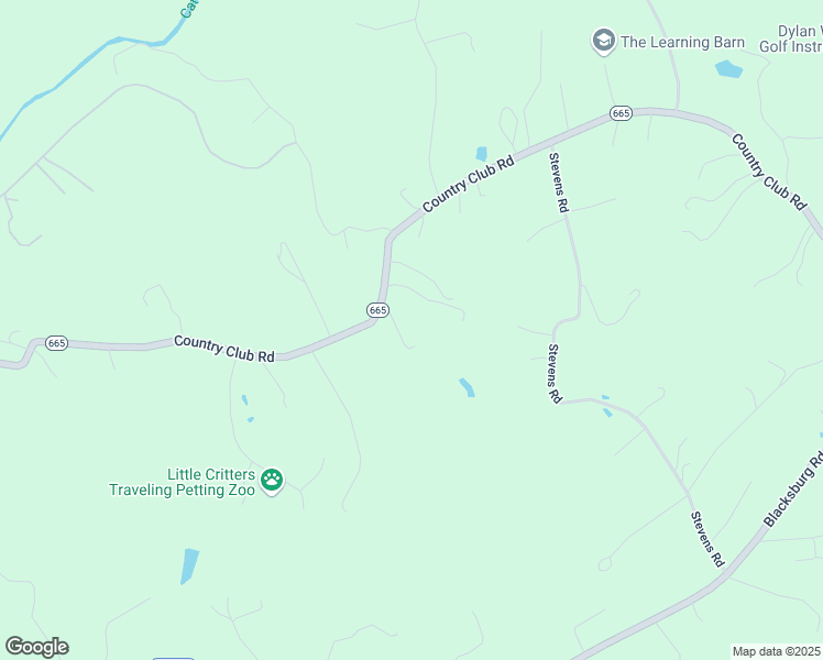 map of restaurants, bars, coffee shops, grocery stores, and more near 3543 Country Club Road in Troutville