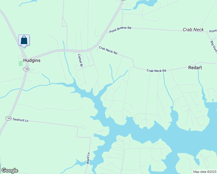 map of restaurants, bars, coffee shops, grocery stores, and more near 83 Pinetta Drive in Hudgins