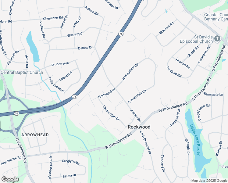 map of restaurants, bars, coffee shops, grocery stores, and more near 1900 Adkins Road in Richmond