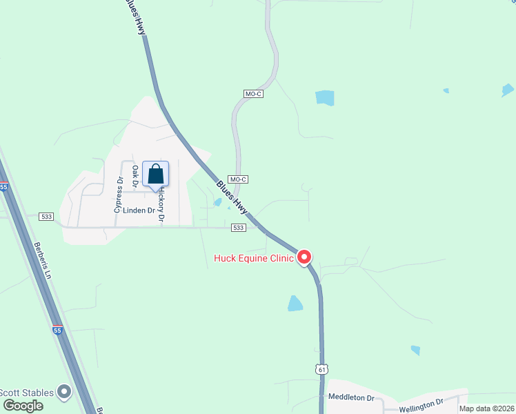 map of restaurants, bars, coffee shops, grocery stores, and more near 147 Dogwood Drive in Jackson