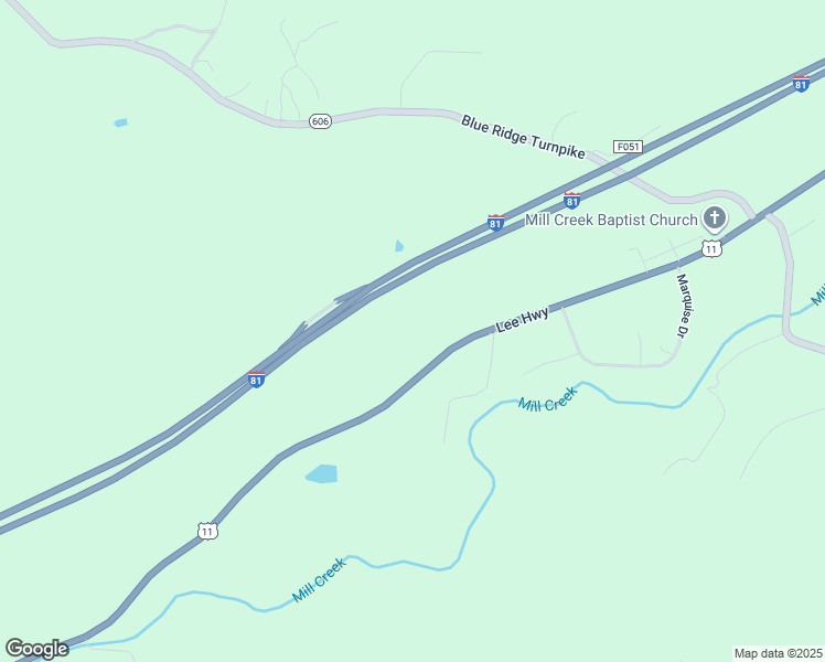 map of restaurants, bars, coffee shops, grocery stores, and more near 10791 Lee Highway in Fincastle