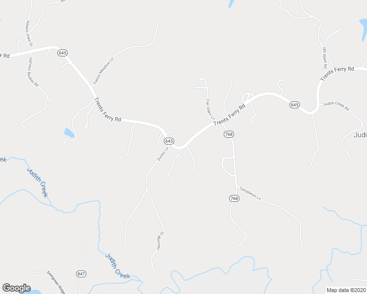 map of restaurants, bars, coffee shops, grocery stores, and more near 2699 Trents Ferry Road in Lynchburg