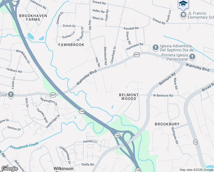 map of restaurants, bars, coffee shops, grocery stores, and more near 3101 Hey Road in Richmond