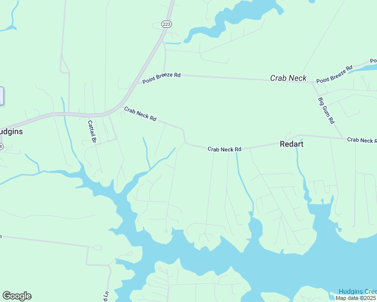 map of restaurants, bars, coffee shops, grocery stores, and more near Crab Neck Road in Hudgins