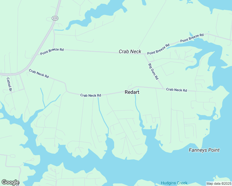 map of restaurants, bars, coffee shops, grocery stores, and more near Crab Neck Road in Hudgins