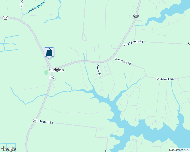 map of restaurants, bars, coffee shops, grocery stores, and more near 112 Cattail Branch in Hudgins