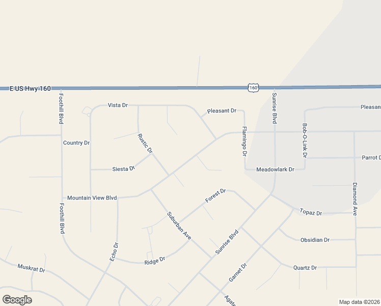 map of restaurants, bars, coffee shops, grocery stores, and more near Mountain View Boulevard in Alamosa