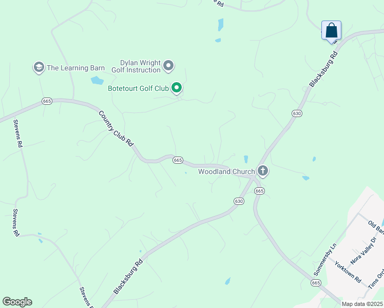 map of restaurants, bars, coffee shops, grocery stores, and more near 2058 Country Club Road in Troutville